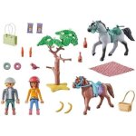 Am�lia et ben avec chevaux 71470 multicolore