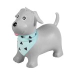 Animal sauteur gonflable gris - chien