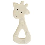 Anneau de dentition girafe en caoutchouc naturel white