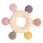 Anneau de dentition multi - sensoriel multicolore Anneau de dentition multi - sensoriel multicolore