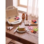 Appareil gaufres croque - monsieur en bois fsc� �cru