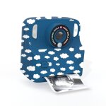 Appareil photo instantan enfant pixiprint - impression noir & blanc bleu