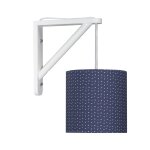 Applique murale en coton - merlin bleu