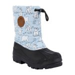 Apr�s - skis textile remy enfant bleu / blanc / noir