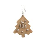 Arbre de noël personnalisable en bois beige Arbre de noël personnalisable en bois beige