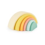 Arc - en - ciel en silicone - jeu d empilage tropical vibes