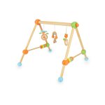 Arche d �veil bois - arche d'activit�s orange / vert / bleu