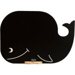 Ardoise murale baleine noir Ardoise murale baleine noir