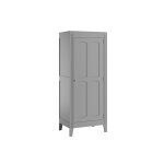 Armoire 1 porte milenne gris