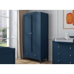 Armoire 2 portes 1 tiroir h�ritage bleu prestige
