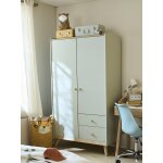 Armoire 2 portes confetti vert
