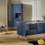 Armoire 3 portes 1 niche - boreale bleu Armoire 3 portes 1 niche - boreale bleu