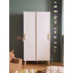 Armoire enfant 2 portes blanc