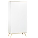 Armoire enfant 2 portes en bois - serena blanc Armoire enfant 2 portes en bois - serena blanc