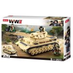 Army wwii - grand char allemand 2 en 1 beige