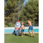 Arroseur gonflable enfant forme fusee jardin multicolore