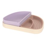 Assiette � compartiments (3pcs) - tiny team, chat rose