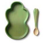 Assiette et sa cuill�re kendall le choux vert