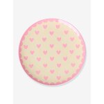 Assiette � dessert favorite hearts enfant petit mod�le rice red kiss rose