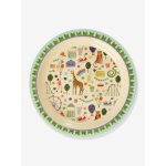 Assiette m�lamine fun fair menthe 22 cm menthe