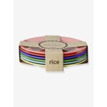 Assiettes en m�lamine petites rondes lot de 6 rice multicolore