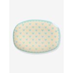 Assiette rectangulaire favorite hearts enfant petit mod�le rice red kiss bleu ciel