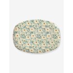 Assiette rectangulaire en m�lamine summer bloom rice bleu ciel