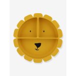 Assiette en silicone avec compartiments animal mr lion