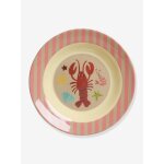Assiette � soupe en m�lamine pour enfants coral ocean rice, 250 ml multicolore