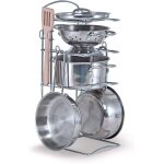 Assortiment polons et casseroles gris