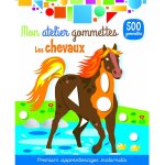Mon atelier gommettes les chevaux blanc