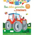 Mon atelier gommettes les tracteurs blanc
