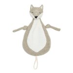 Attache sucette en coton vert tendre