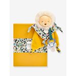 Attache - sucette - doudou et compagnie lion jaune