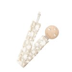 Attache - sucette ronde beige