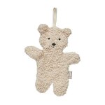 Attache sucette teddy bear beige