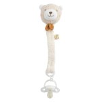 Attache - t�tine en coton bio et bouclette - petit soleil beige