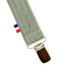 Attache t�tine en coton bio vert