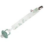 Attache t�tine en coton eucalyptus vert