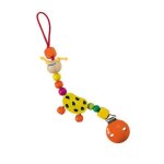 Attache tétine girafe collini jaune Attache tétine girafe collini jaune