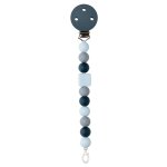 Attache ttine silicone bleu