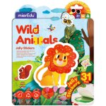 Autocollants jelly - animaux sauvages multicolor