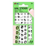 Autocollants pour ongles - espace multicolor