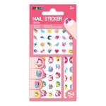 Autocollants pour ongles - licorne multicolor