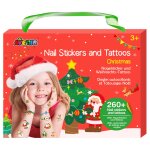 Autocollants pour ongles et tatouages - no�l multicolor