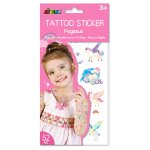 Autocollants tatouages - p�gase multicolor