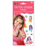 Autocollants tatouages - princesse multicolor