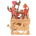 Automate petit chaperon rouge orange