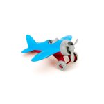 Avion Écologique en plastique recyclé jouet volant pour enfants blue; white Avion Écologique en plastique recyclé jouet volant pour enfants blue; white