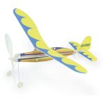 Avion � �lastique jaune jaune